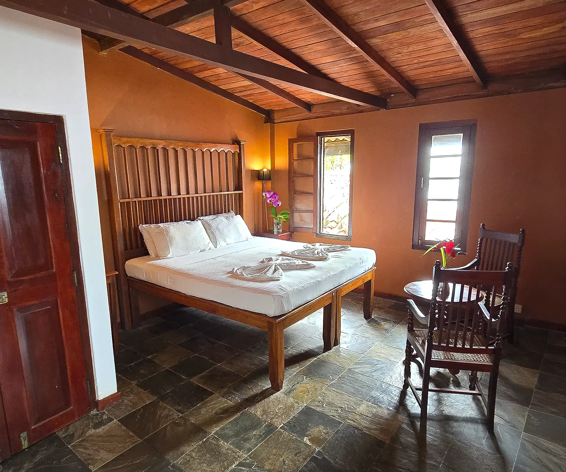 Chambre avec vue sur l'océan villa Kusum | Hikkaduwa