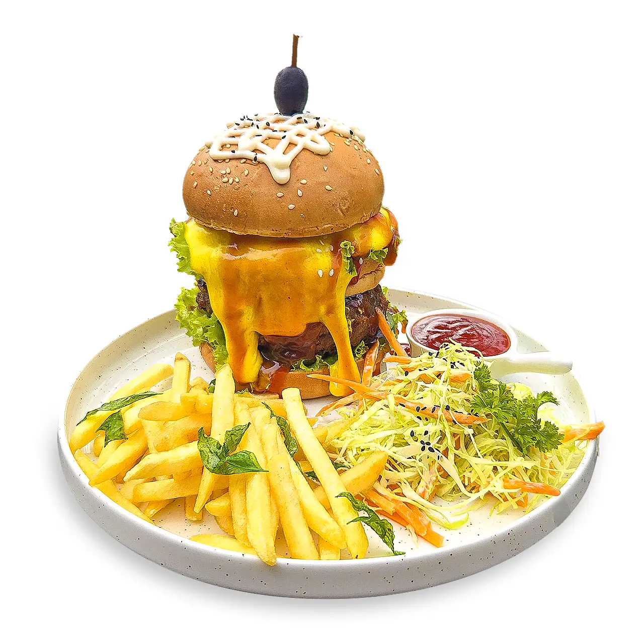 Maxi Burger | Villa Kusum Beach Restaurant Hikkaduwa